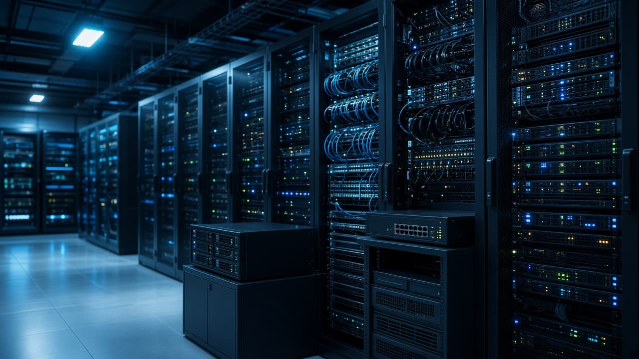 Finance company IT infrastructure servers networking and backup