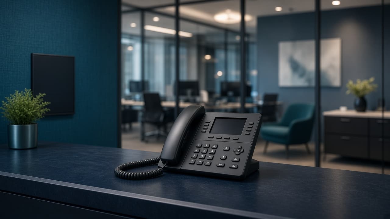 Finance office telecom and intercom communication systems