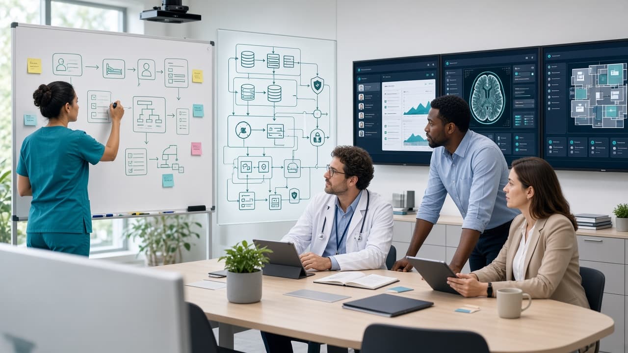 Hospital requirements transformed into a customized digital solution
