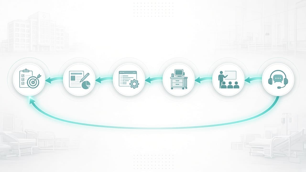 Hospital technology implementation lifecycle