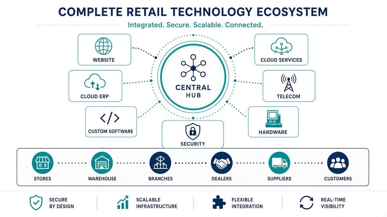 Bitsolve retail technology ecosystem connecting software security and hardware