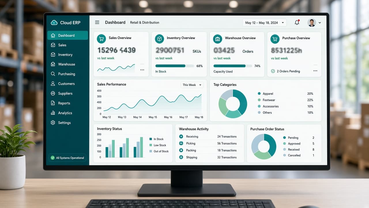 Cloud ERP for Retail & Distribution